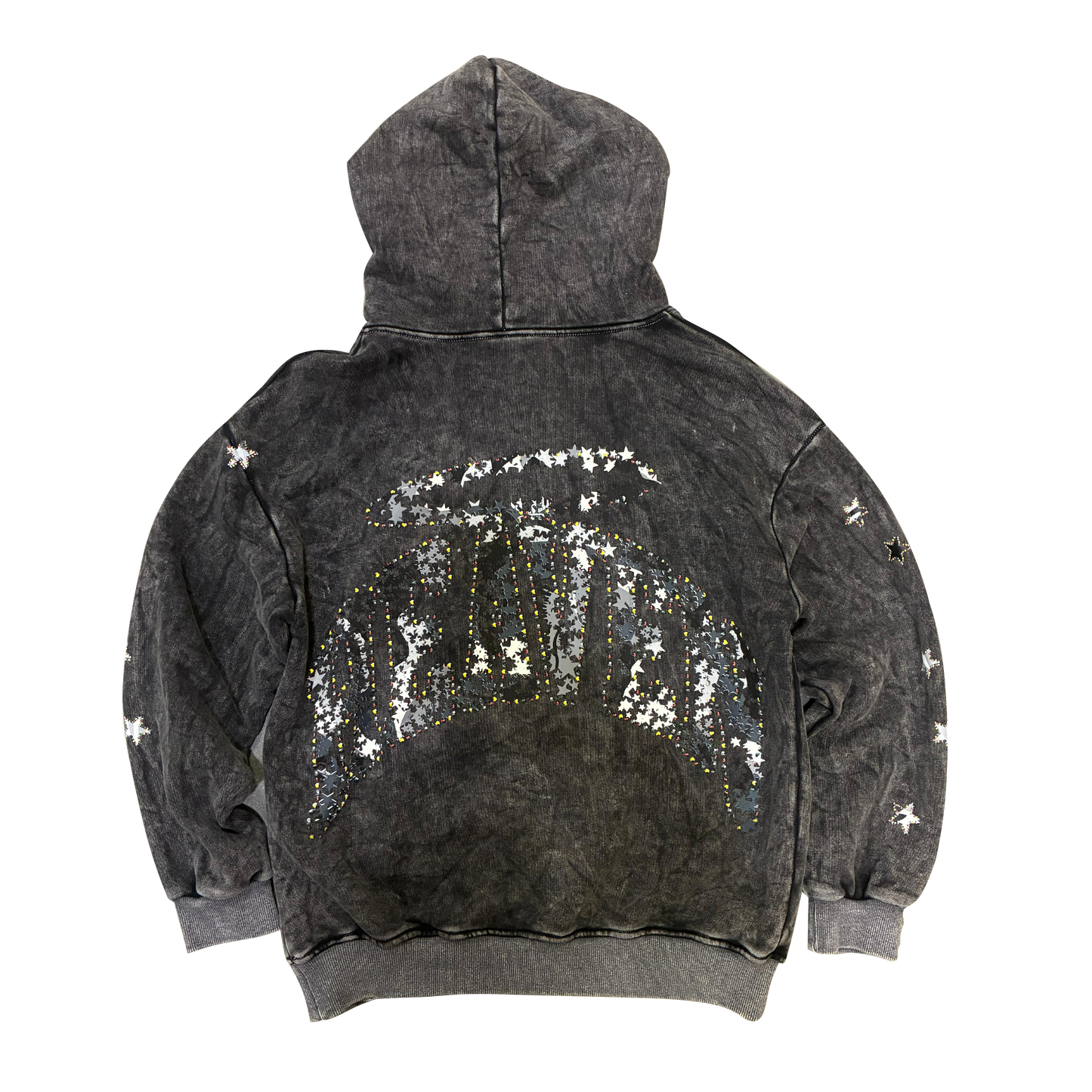 Virgen de Guadalupe Camo Hoodie Black/Black