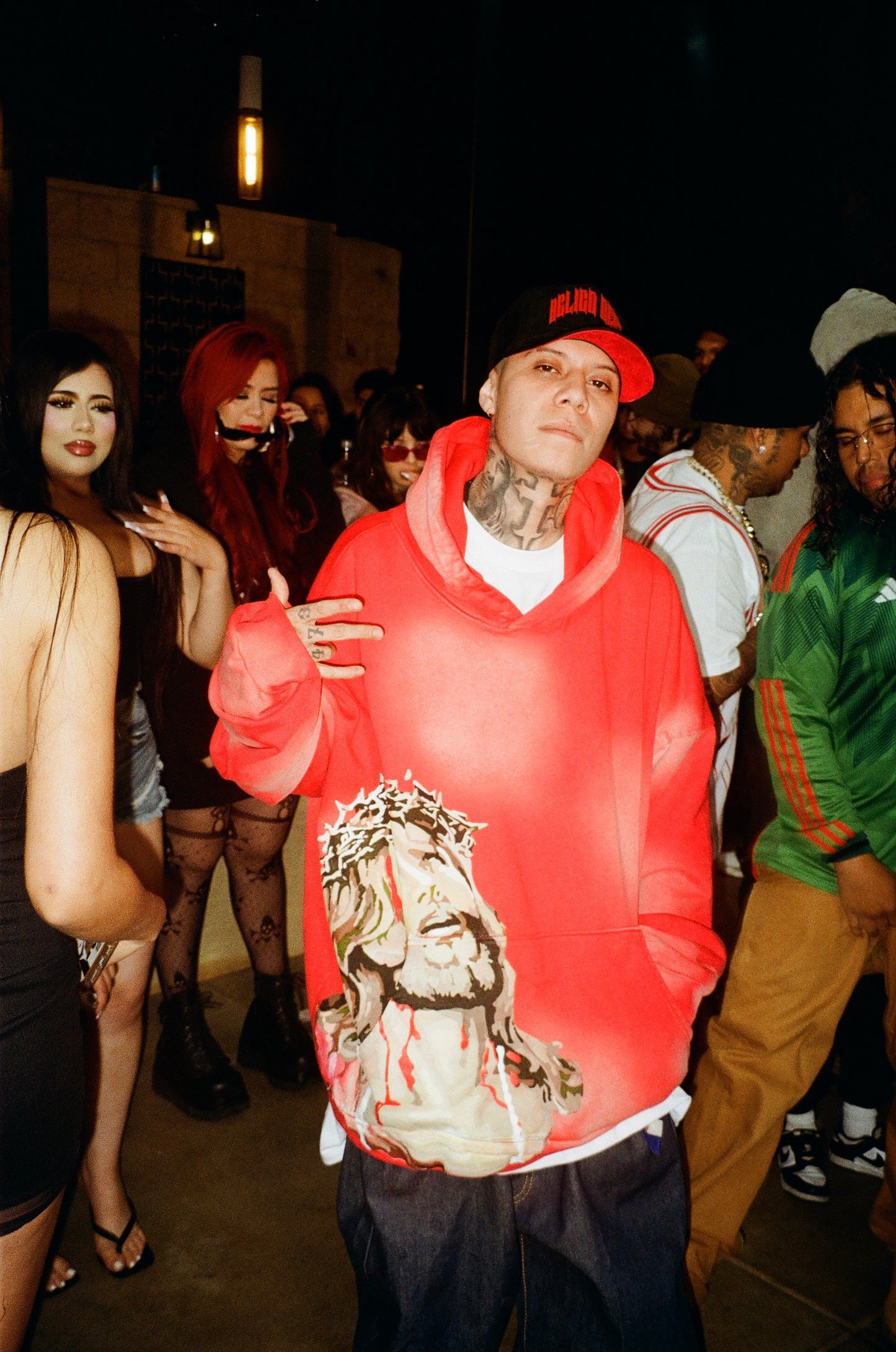 JESUS CHRIST HOODIE (RED)