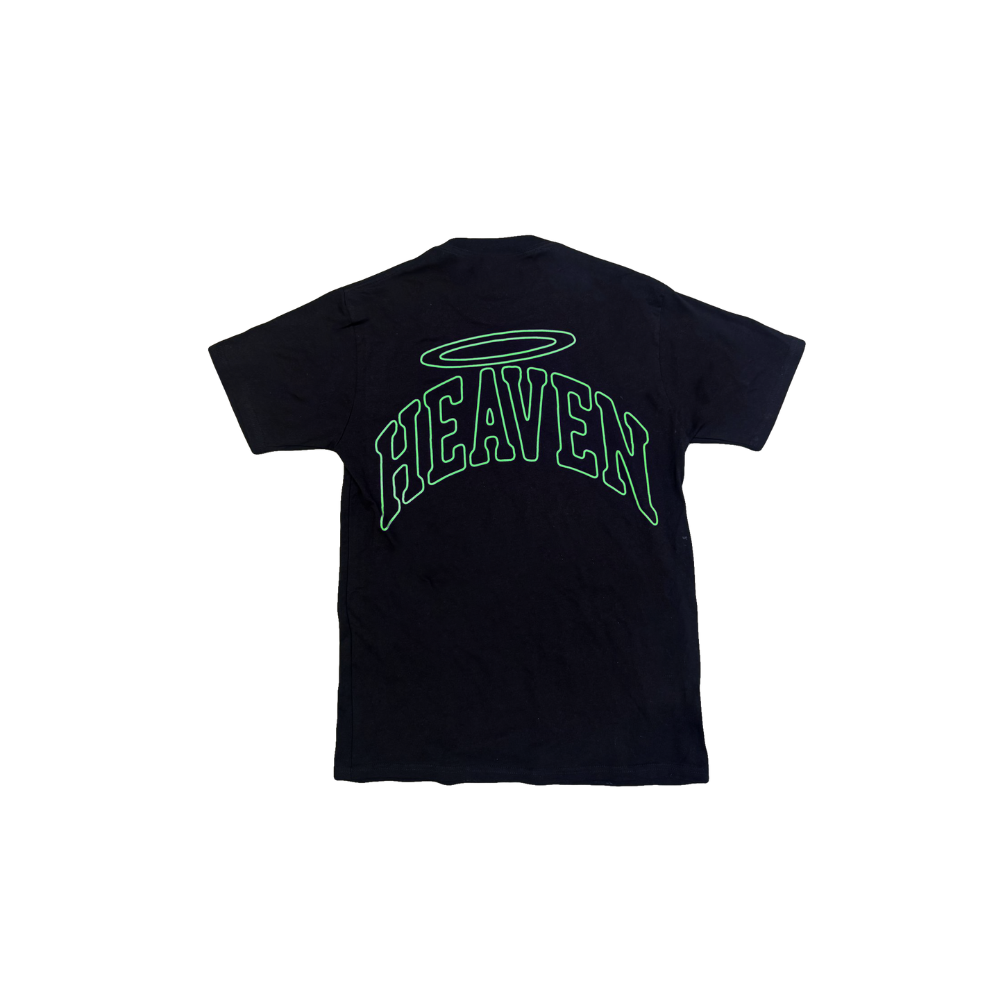 VIRGEN DE GUADALUPE/ARC LOGO TEE (BLACK/GREEN)