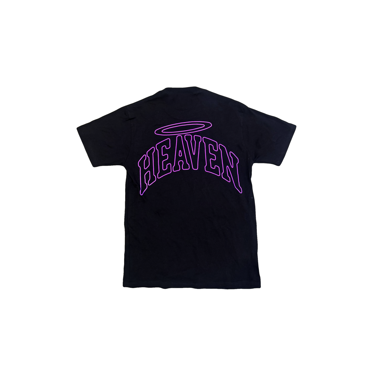 VIRGEN DE GUADALUPE/ARC LOGO TEE (BLACK/PINK)