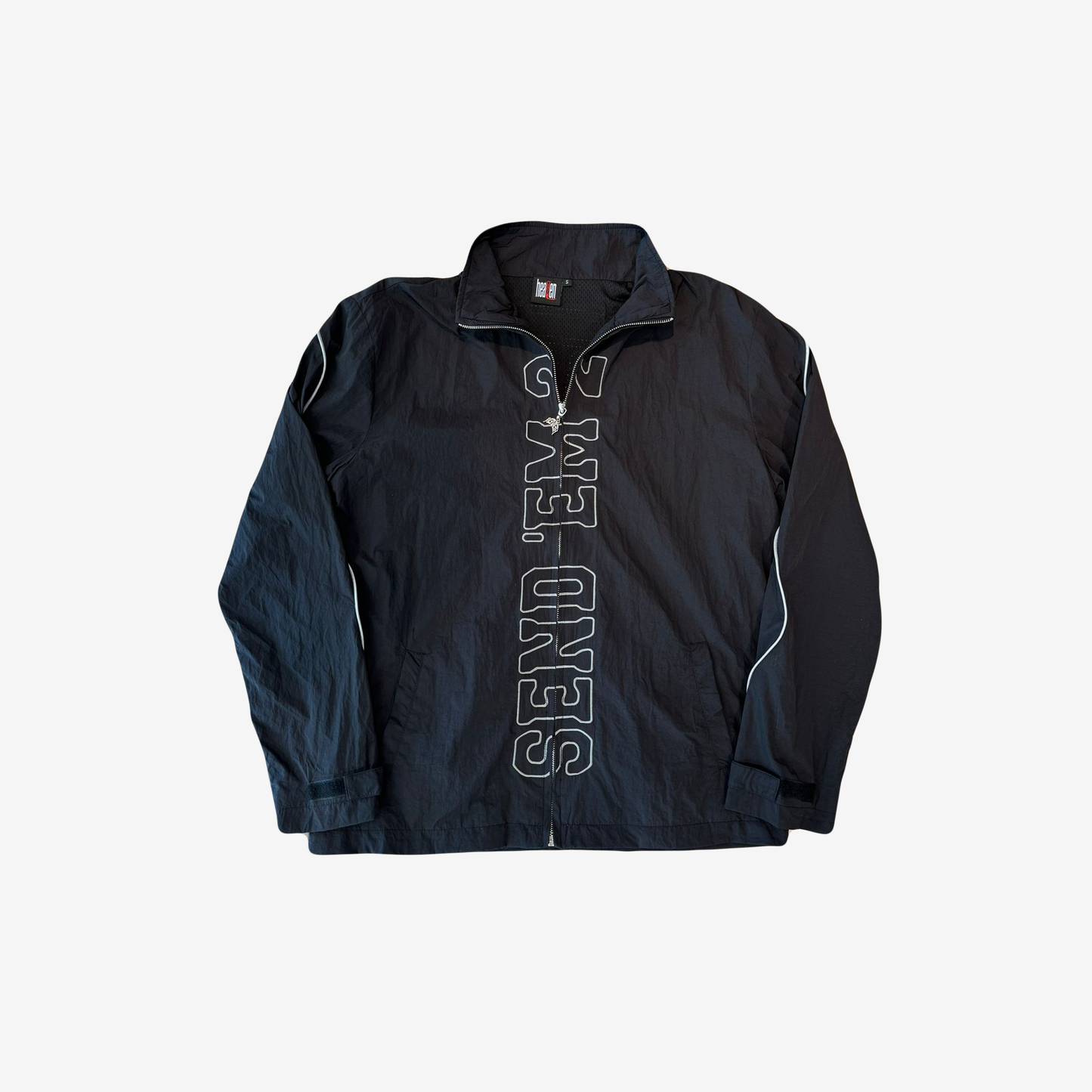 Heaven “Reflective Piping” Track Jacket Black