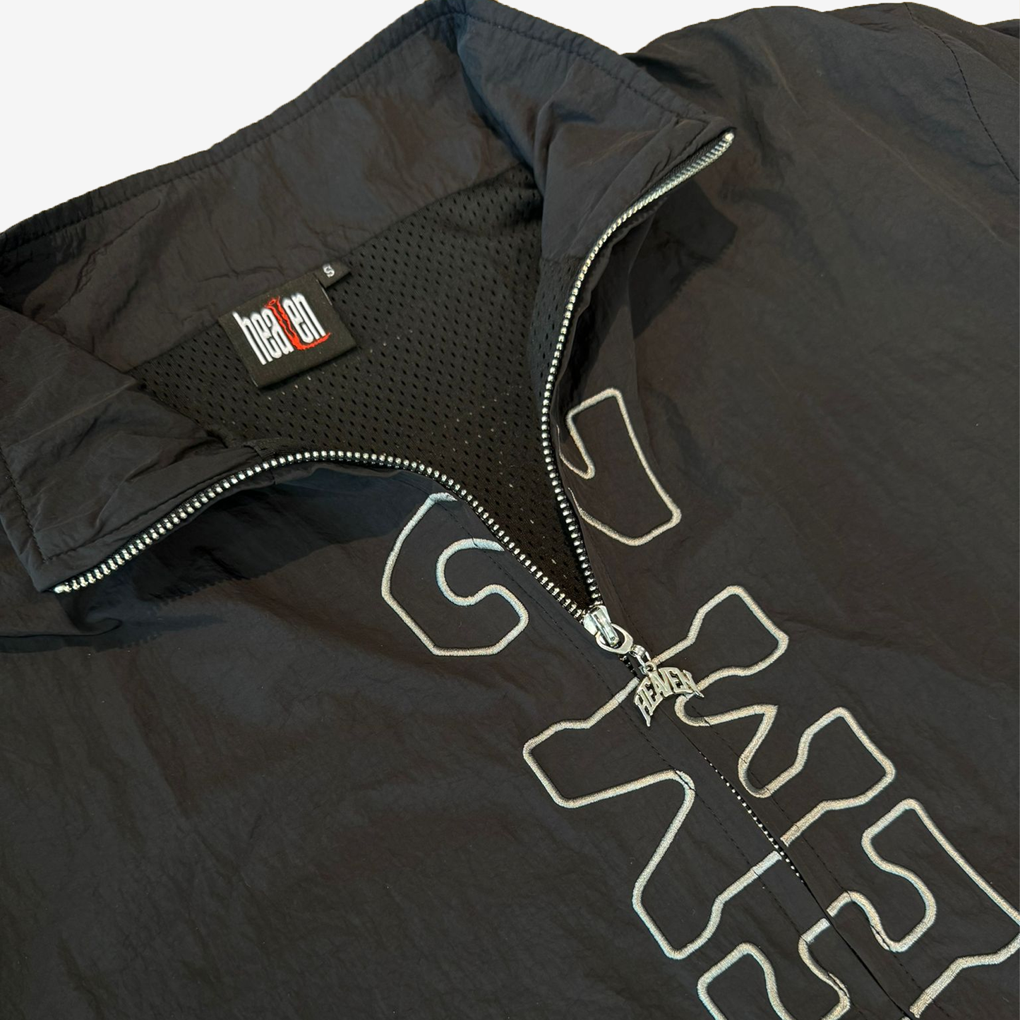 Heaven “Reflective Piping” Track Jacket Black