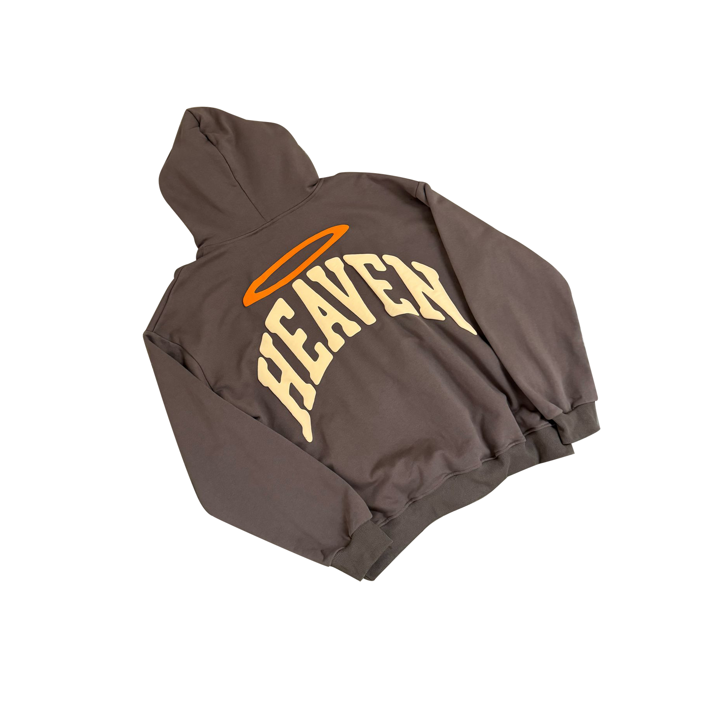 Heaven Arc Logo Hoodie (Taupe/Cream)