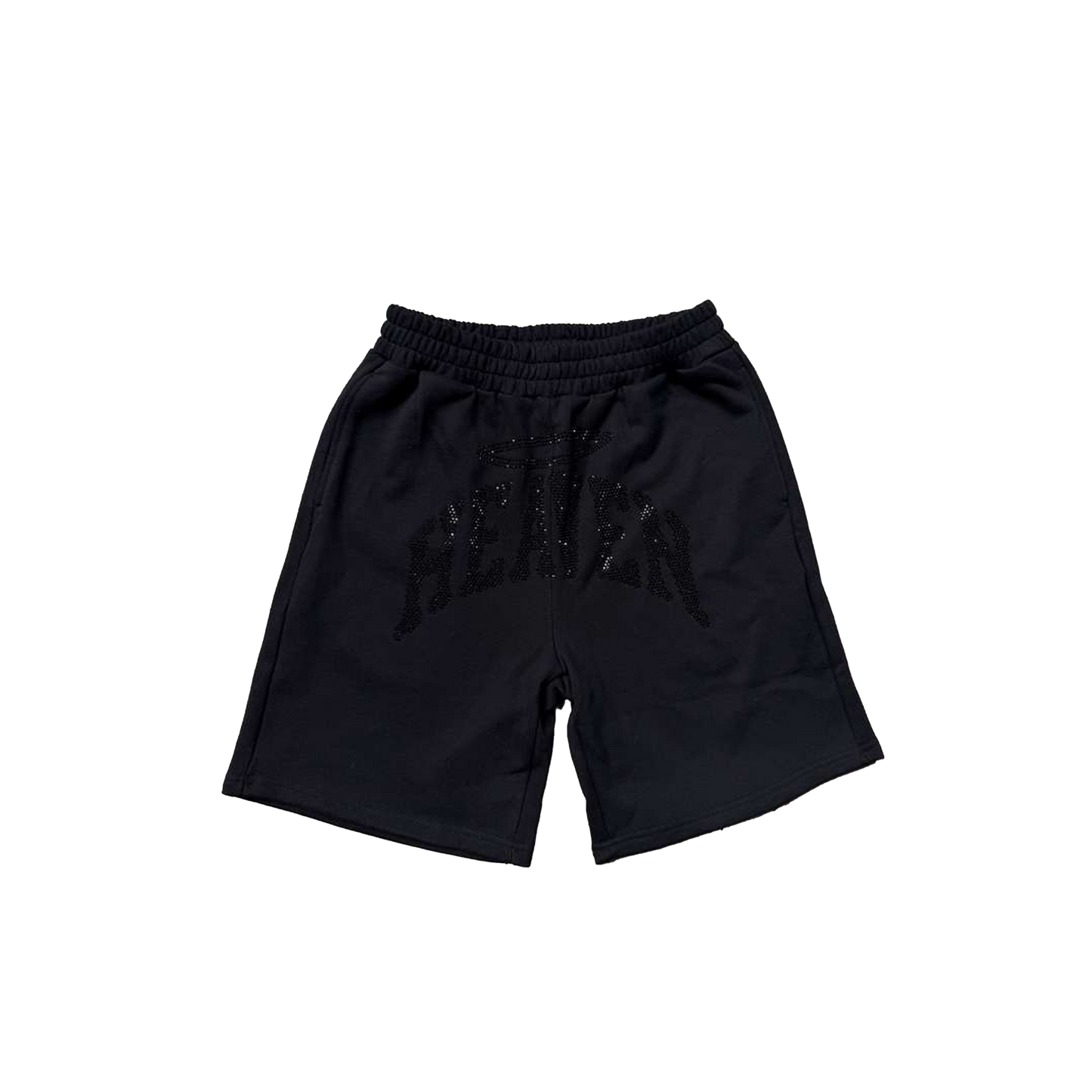 Heaven Arc Logo Rhinestone Short Black/Black