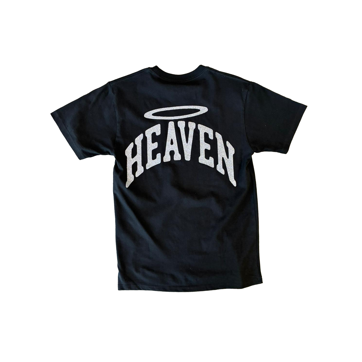 Heaven Arc Logo Classic Tee Black/Silver Glitter