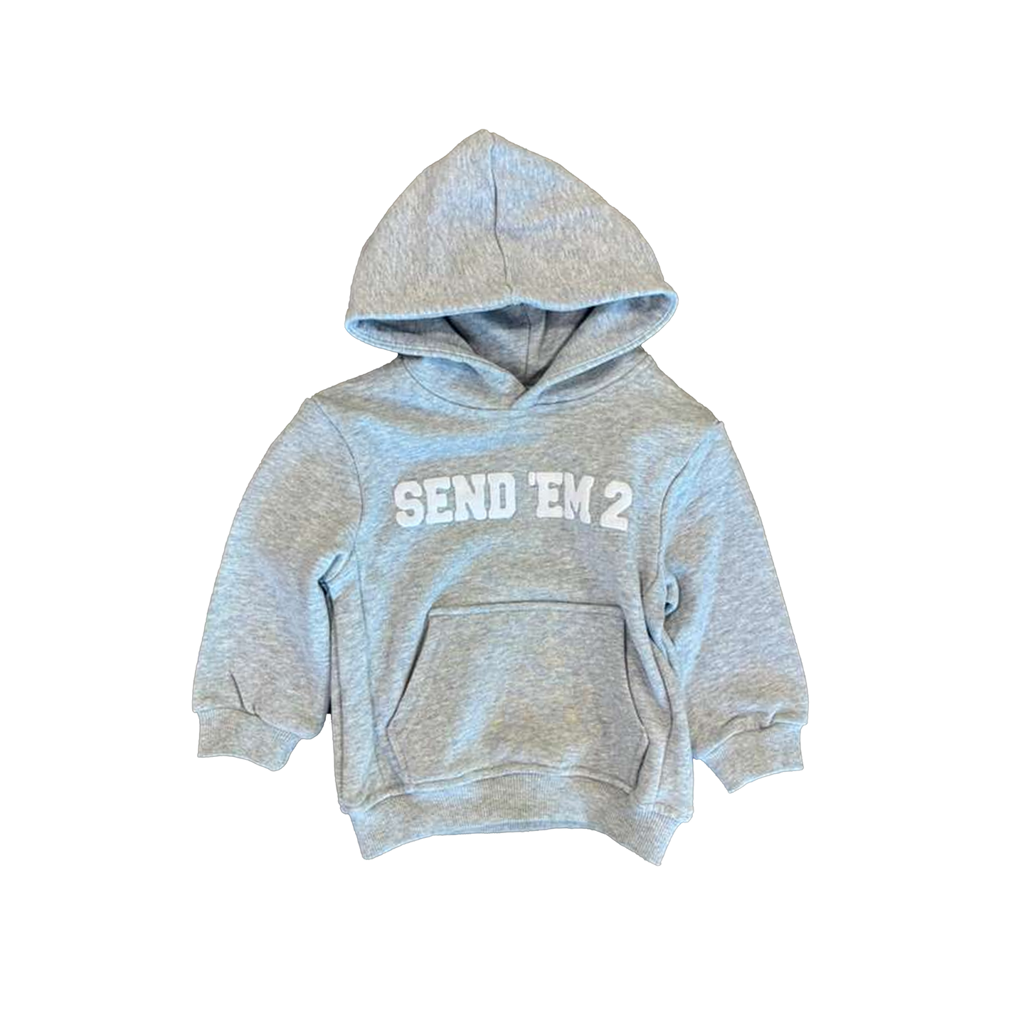 Heaven Arc Logo Hoodie (Grey/White) Big Kids