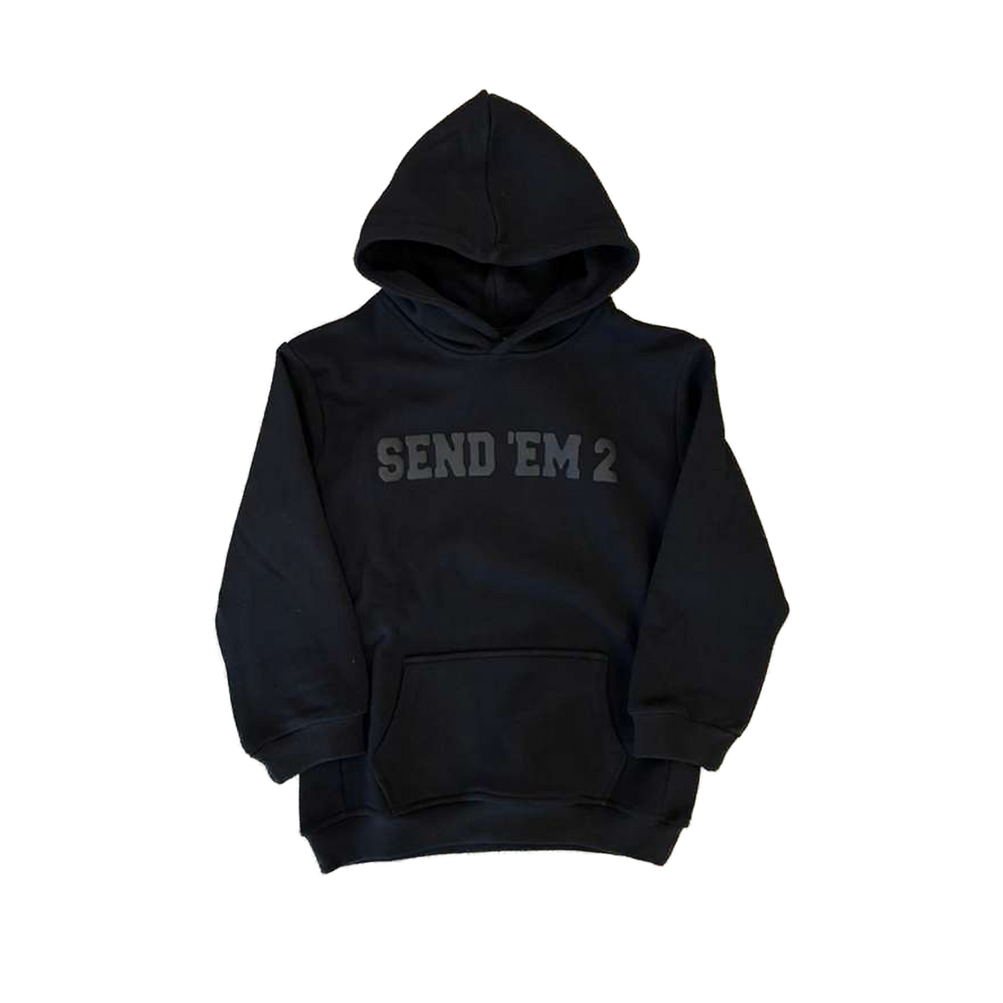Heaven Arc Logo Hoodie (Black/Black) Big Kids