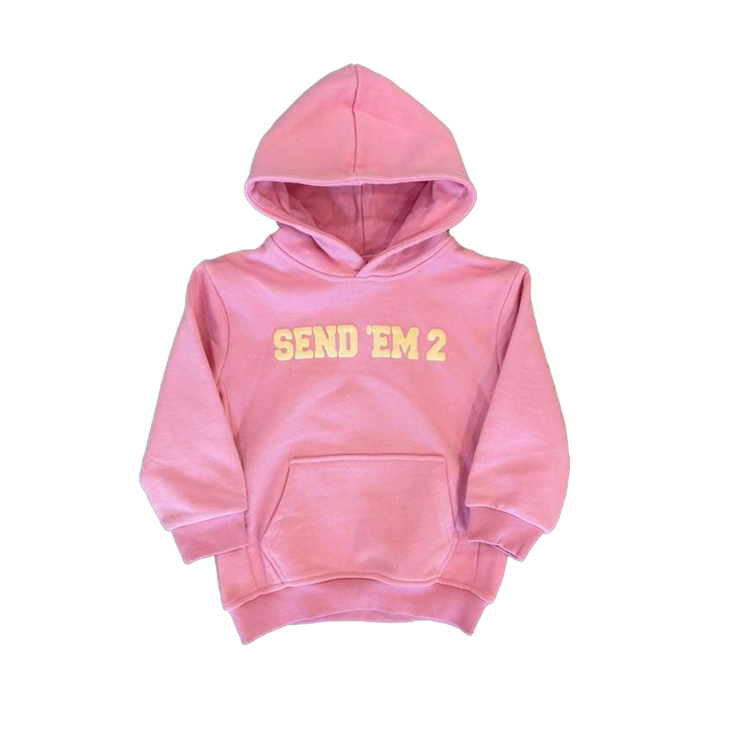 Heaven Arc Logo Hoodie (Pink/Cream) Big Kids
