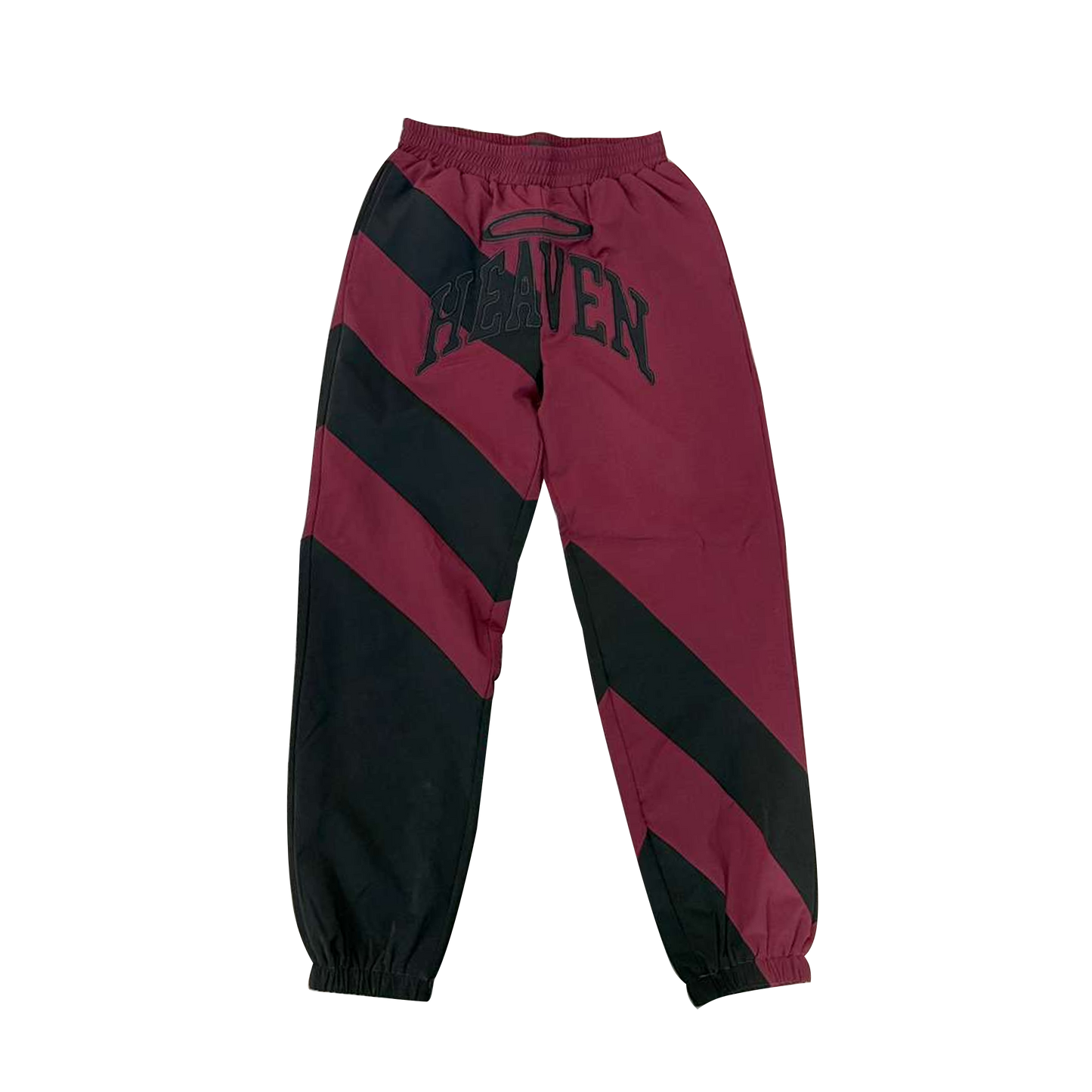 Heaven Double Layer Track Pants Dark Burgundy