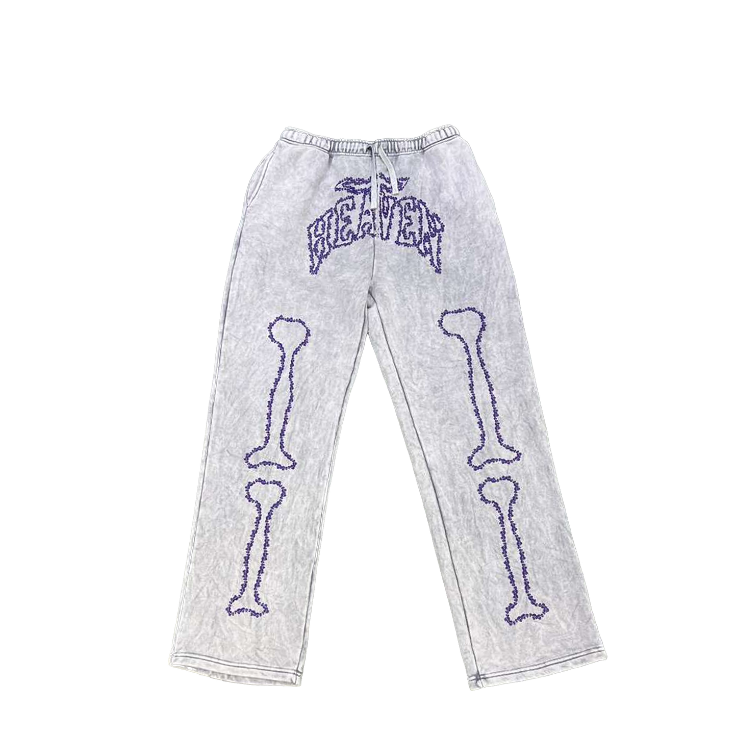 Heaven Skeleton Arc Logo Sweatpants (GREY/PURPLE)