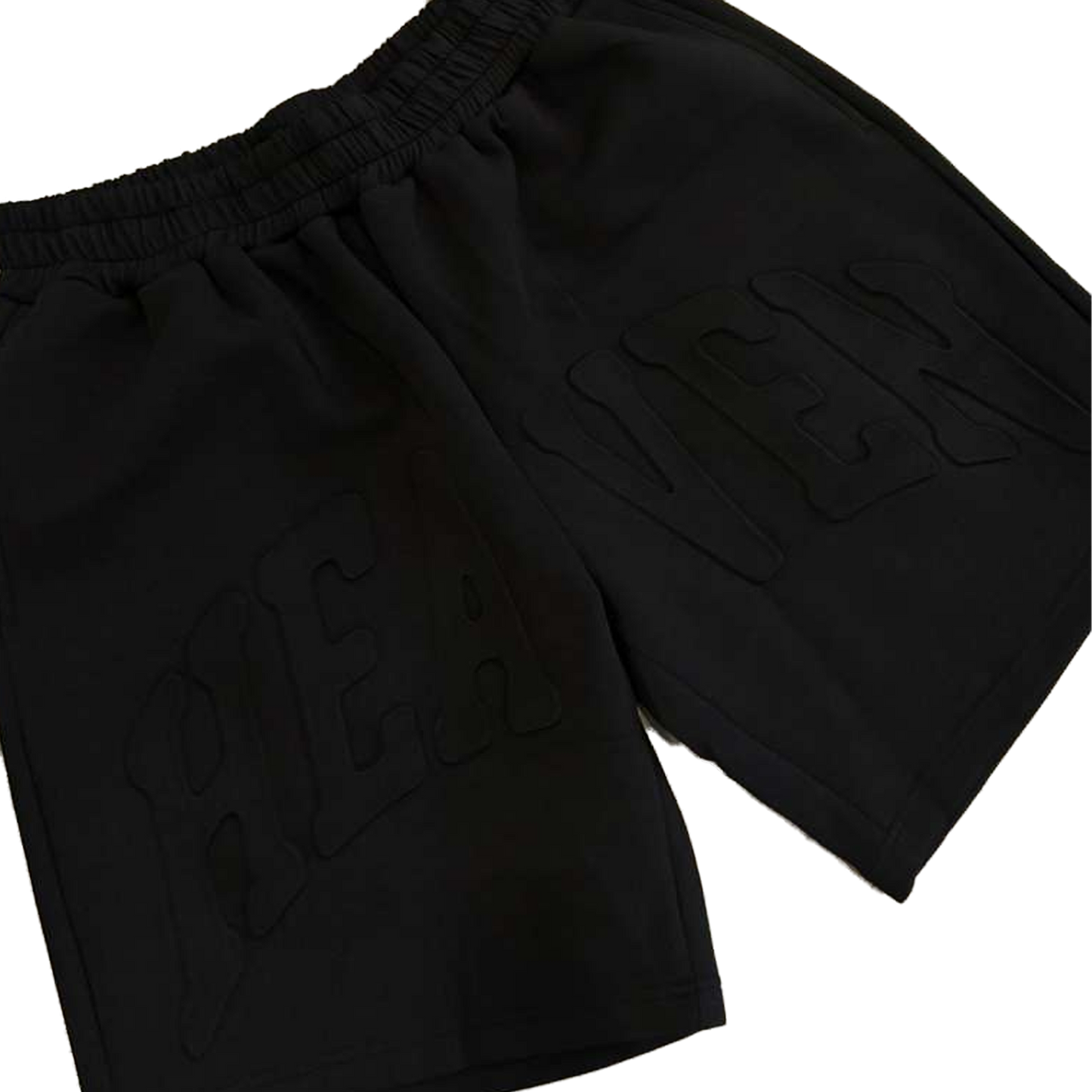 Heaven Embossed Arc Logo Shorts (Black)