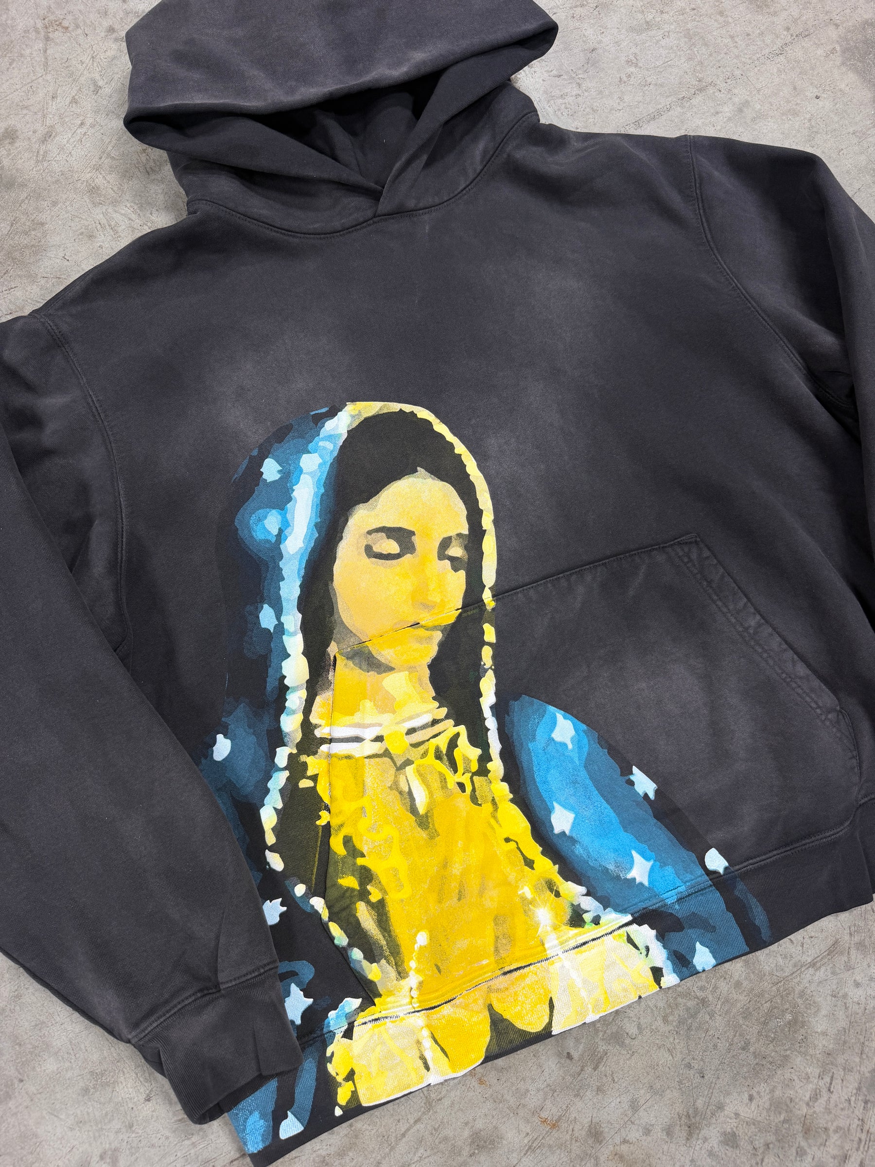 VIRGEN DE GUADALUPE HOODIE  (BLACK)