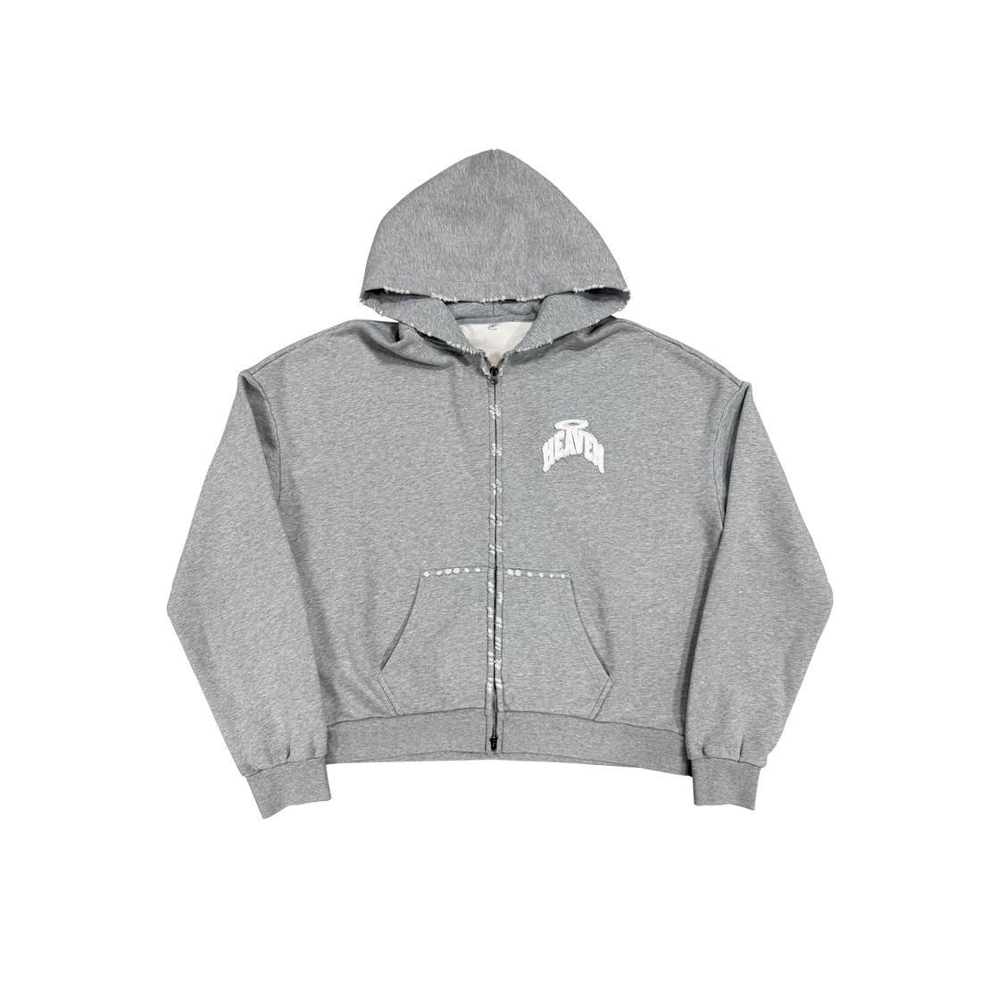 Heather Grey Zip Up