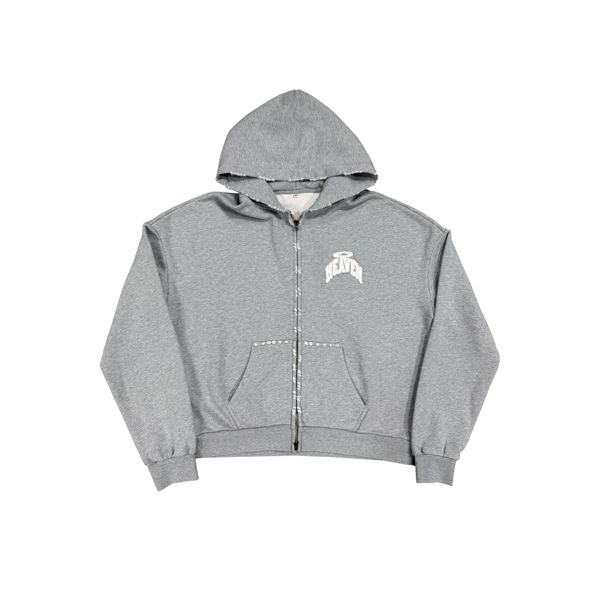 Heather Grey Zip Up