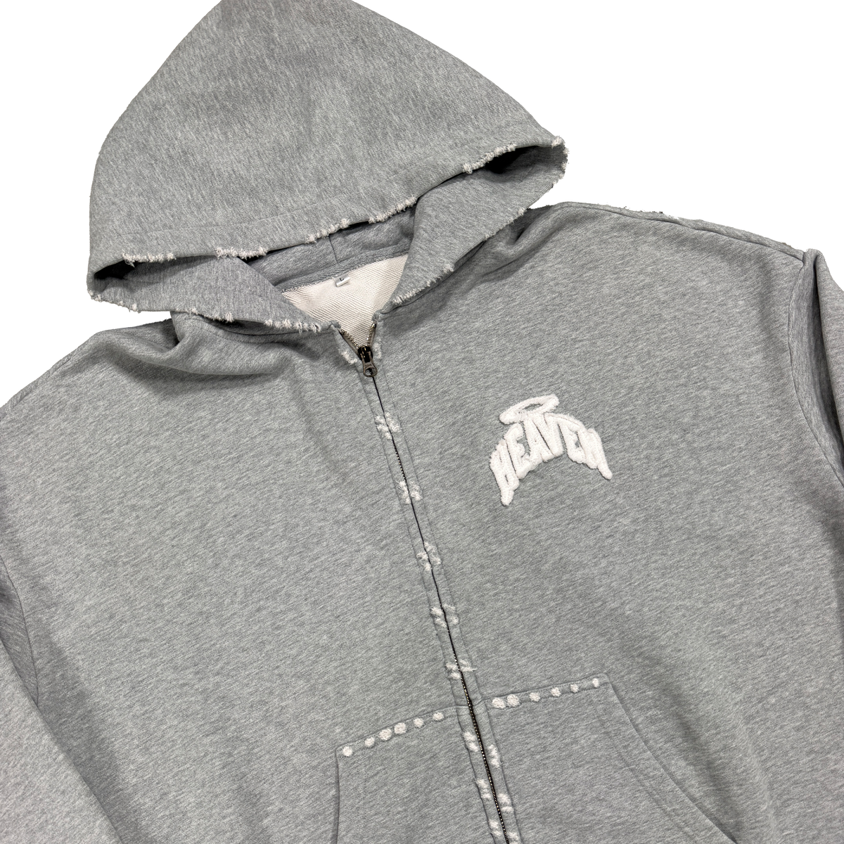 Heather Grey Zip Up