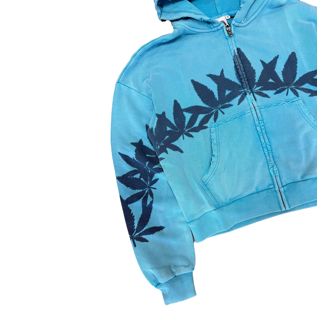 MARIJUANA ZIP UP [GLACIER HAZE]