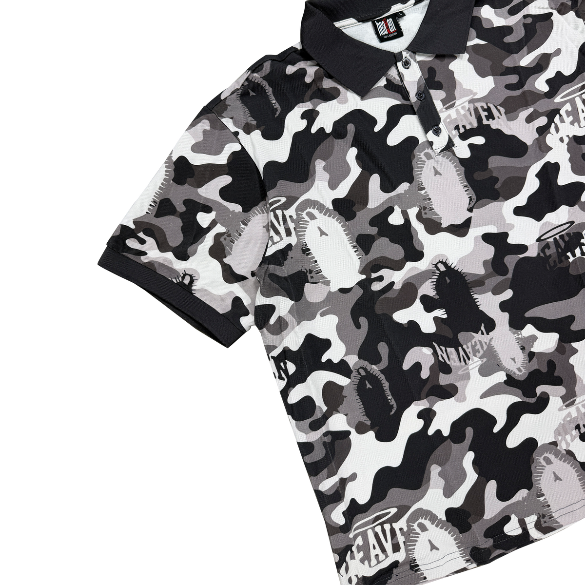 Virgen de Guadalupe “Camo” Polo Black