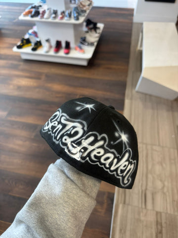 Black Dodgers Fitted - Hover