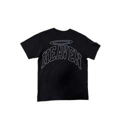 VIRGEN DE GUADALUPE/ARC LOGO TEE (BLACK/CREAM)