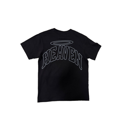 VIRGEN DE GUADALUPE/ARC LOGO TEE (BLACK/GREY)