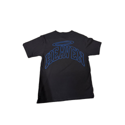 VIRGEN DE GUADALUPE/ARC LOGO TEE (BLACK/BLUE)