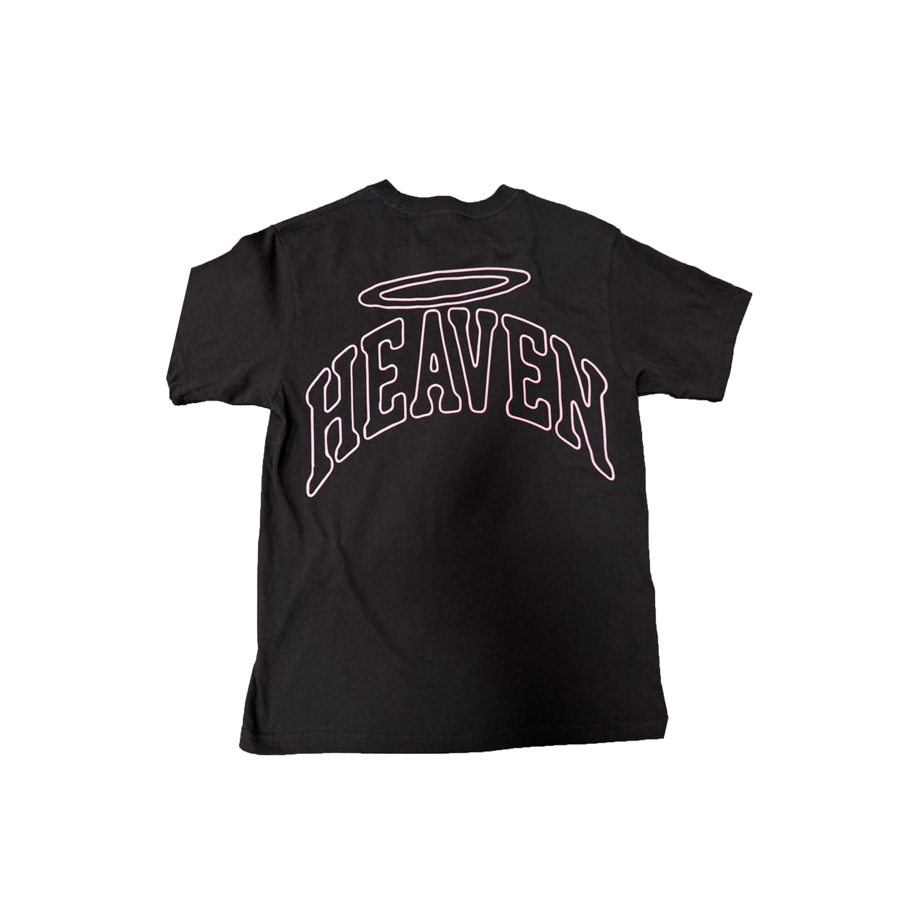 VIRGEN DE GUADALUPE/ARC LOGO TEE (BLACK/PINK)
