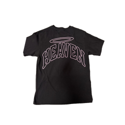 VIRGEN DE GUADALUPE/ARC LOGO TEE (BLACK/PINK)