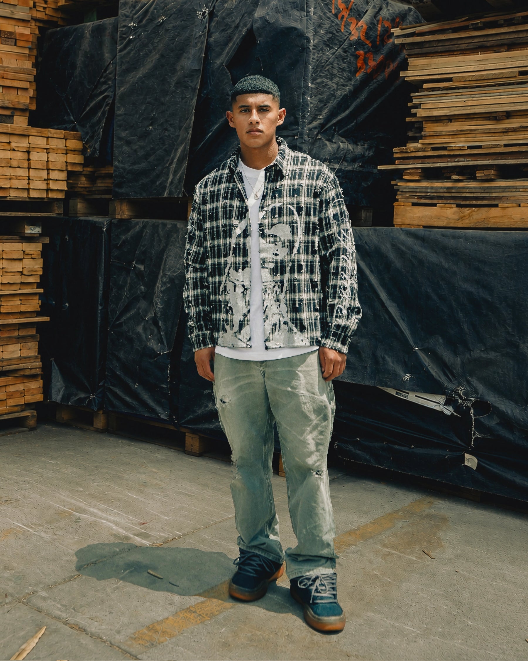 Virgen Forever Flannel "Black/Silver"