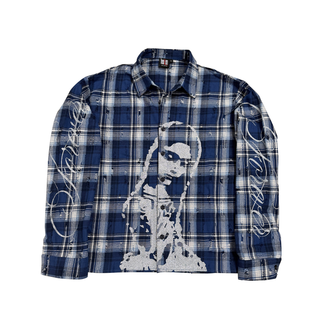 Virgen Forever Flannel "Navy Blue"