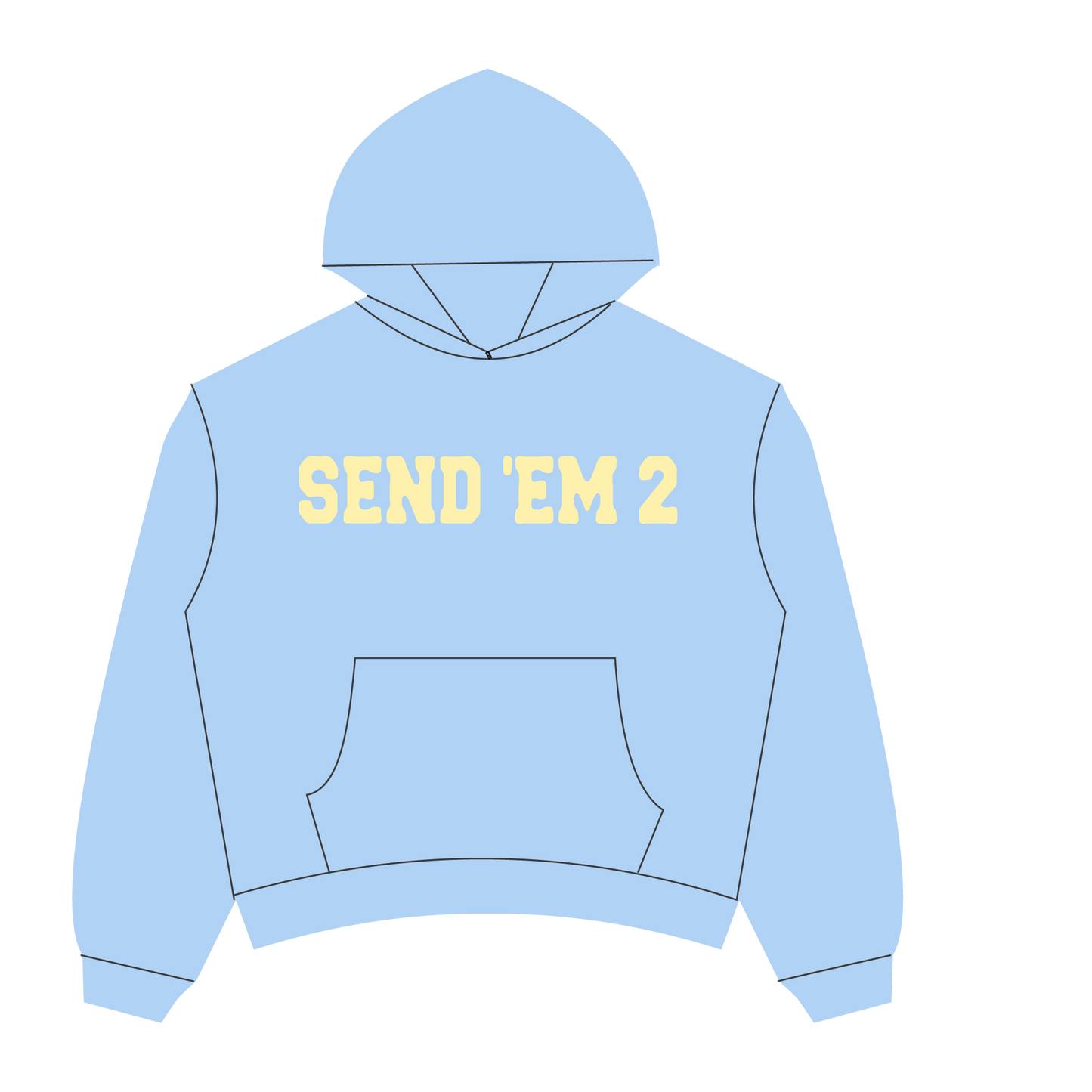 Heaven Arc Logo Hoodie Baby Blue