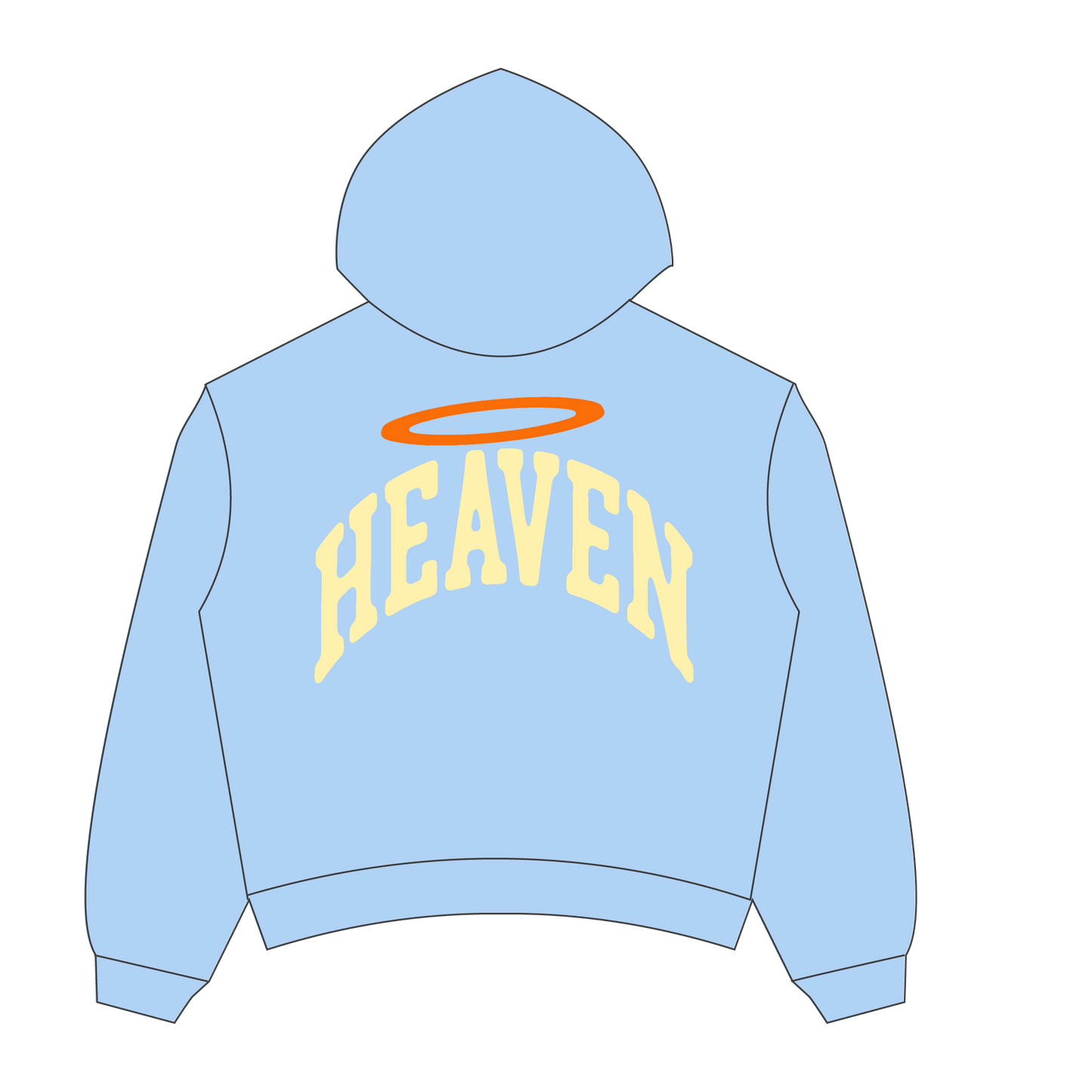 Heaven Arc Logo Hoodie Baby Blue