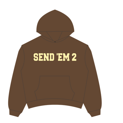 Heaven Arc Logo Hoodie Brown