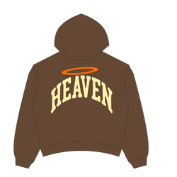 Heaven Arc Logo Hoodie Brown