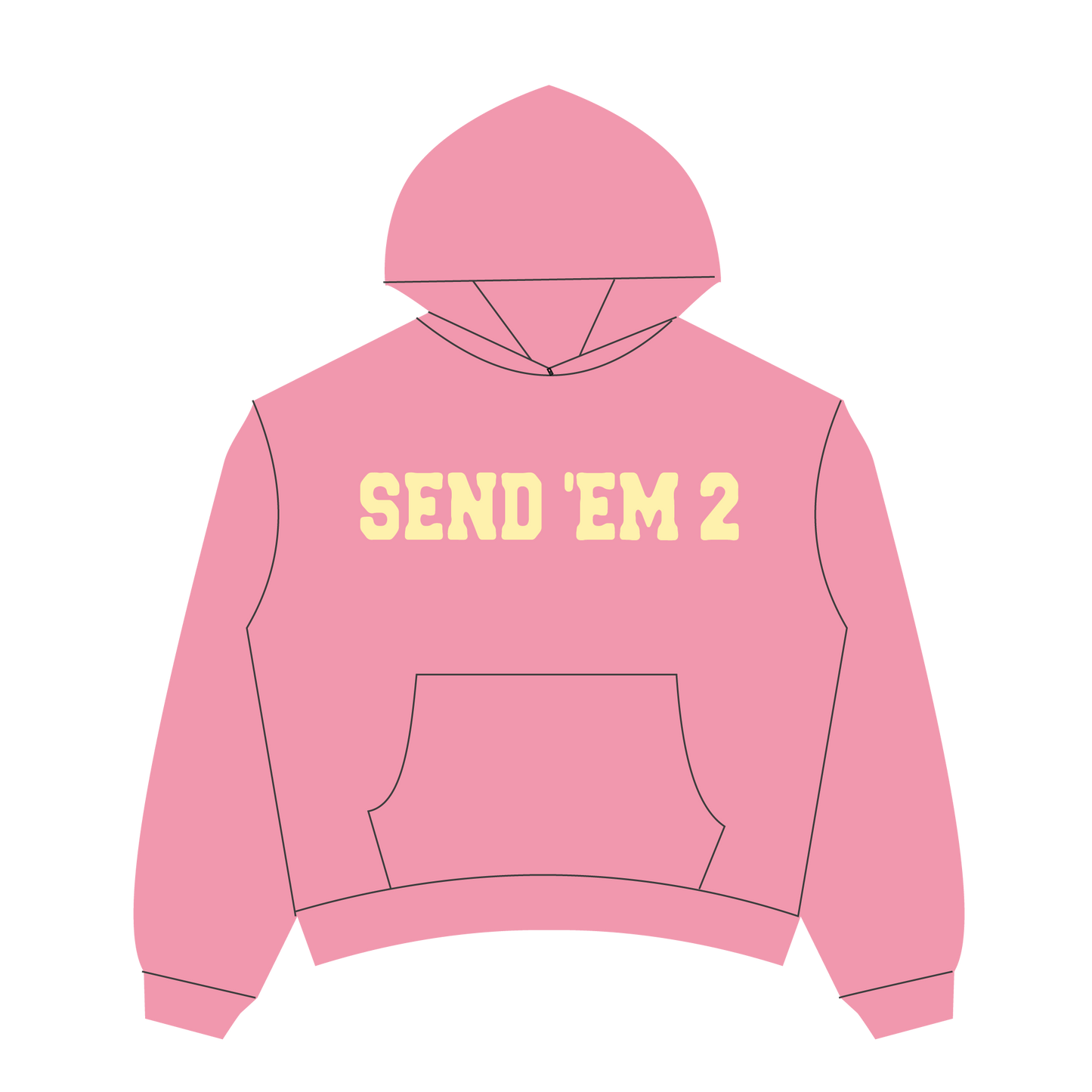 Heaven Arc Logo Hoodie PINK