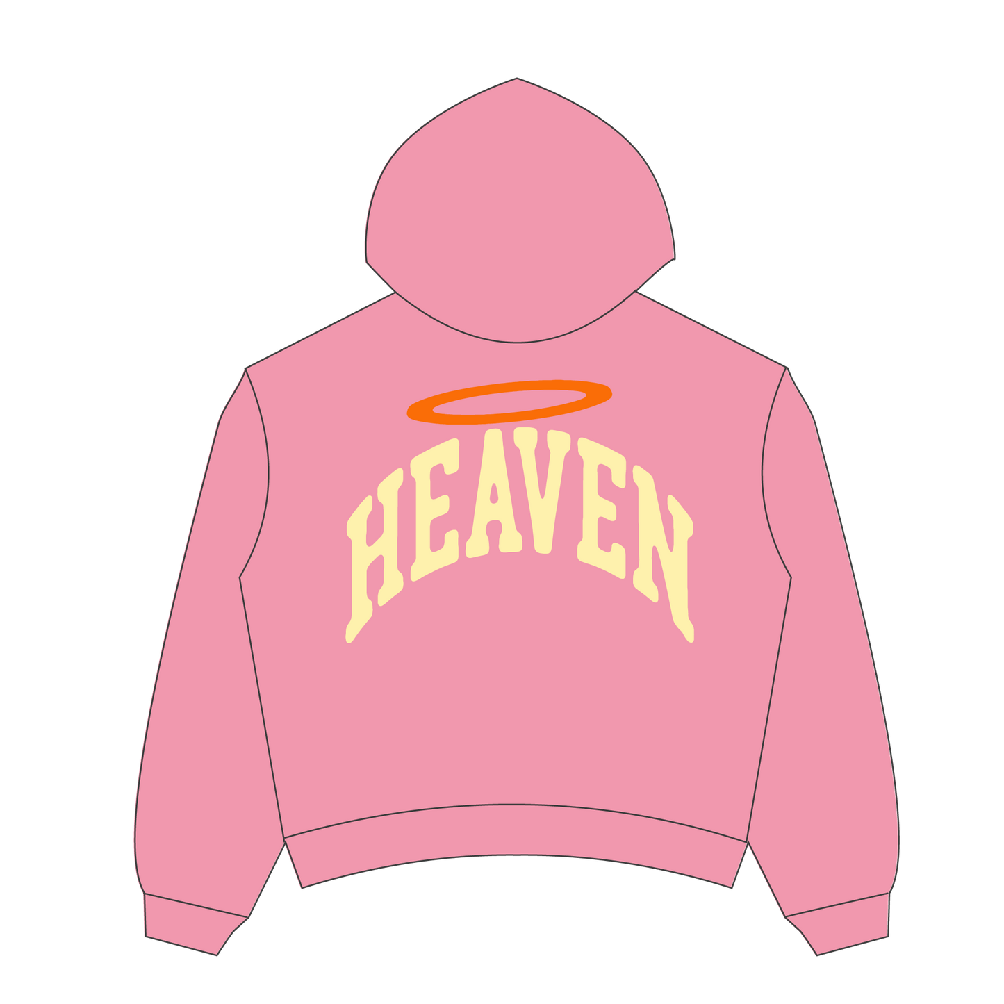 Heaven Arc Logo Hoodie PINK