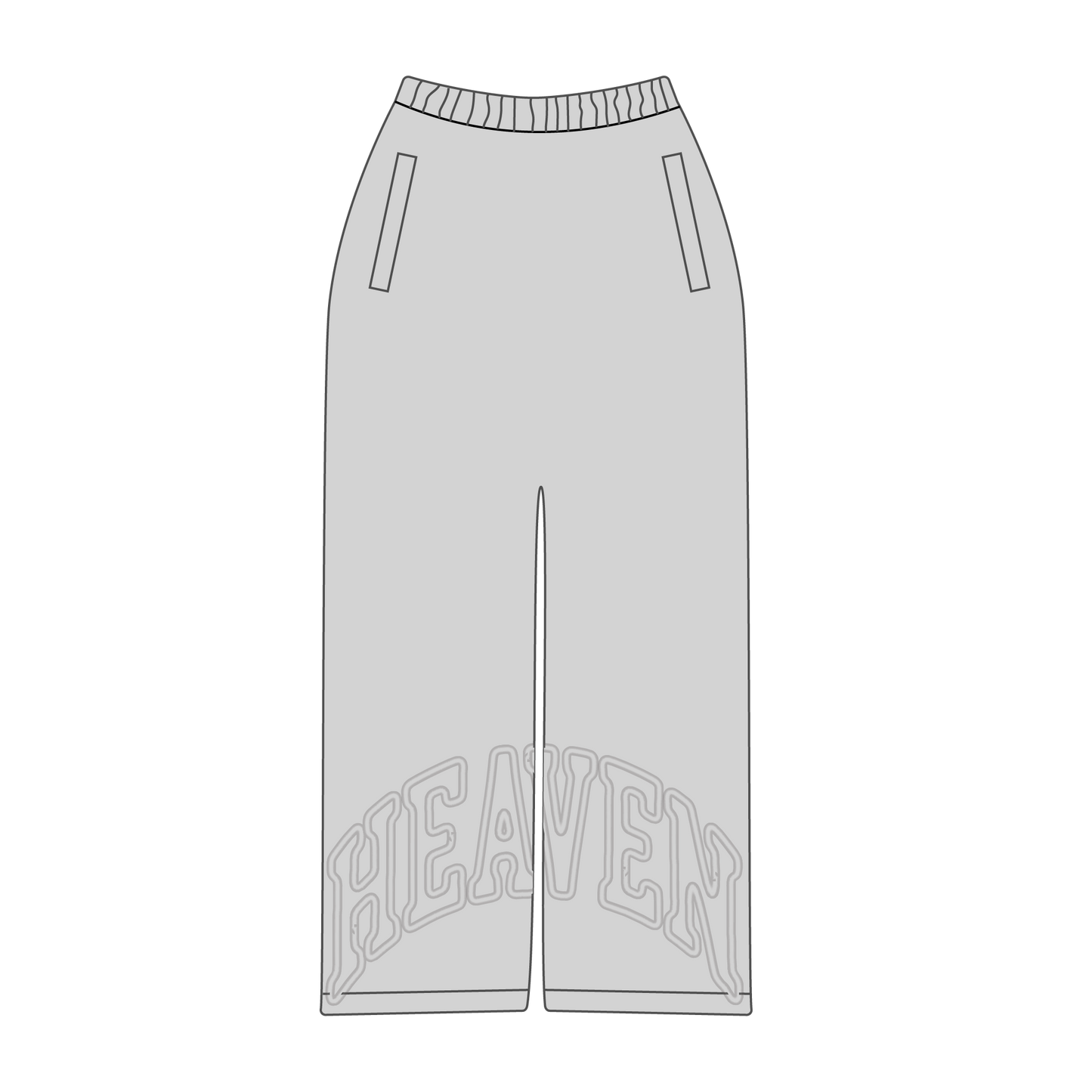 Heaven Embossed Arc Logo Sweats (Grey)