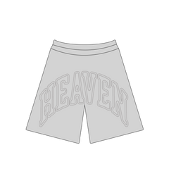 Heaven Embossed Arc Logo Shorts (Grey)