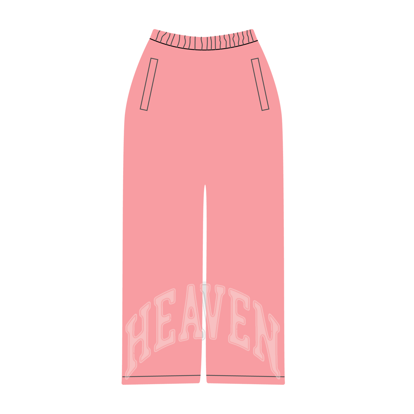 Heaven Embossed Arc Logo Sweats (Pink)