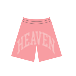 Heaven Embossed Arc Logo Shorts (Pink)