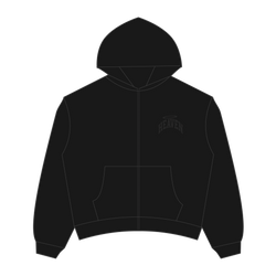 Heaven Embossed Arc Logo Zipup (Black)
