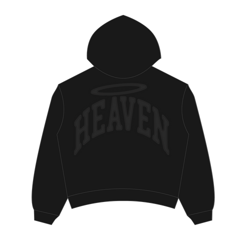 Heaven Embossed Arc Logo Zipup (Black)