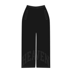 Heaven Embossed Arc Logo Sweats (Black)