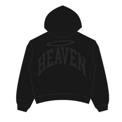Heaven Embossed Arc Logo Hoodie (Black)
