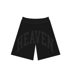 Heaven Embossed Arc Logo Shorts (Black)