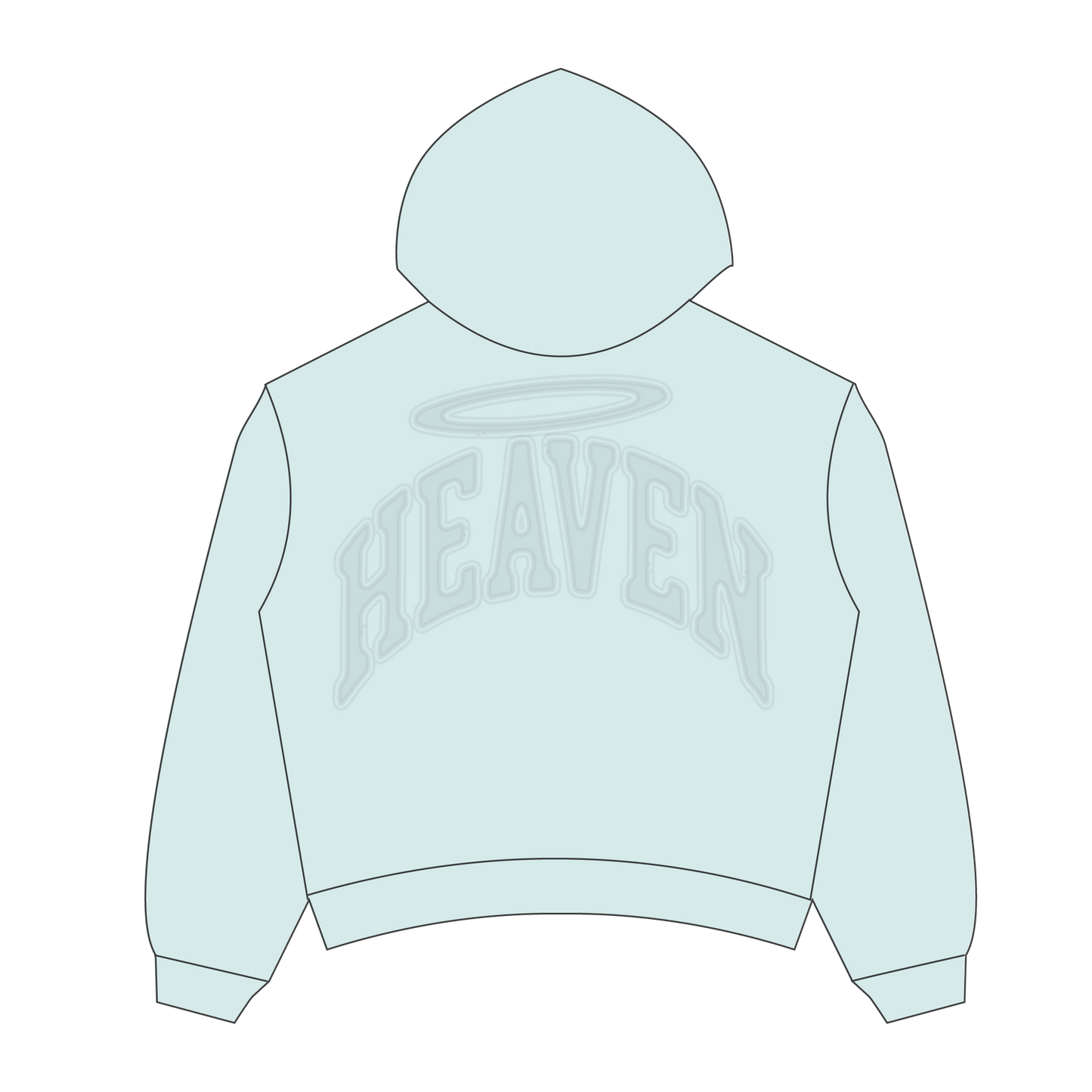 Heaven Embossed Arc Logo Zipup (Blue)