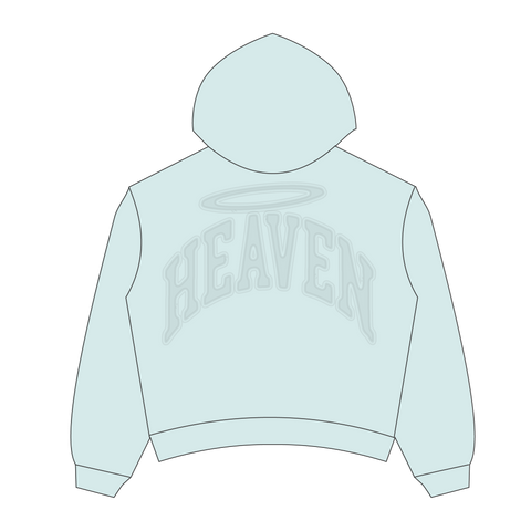 Heaven Embossed Arc Logo Zipup (Blue)