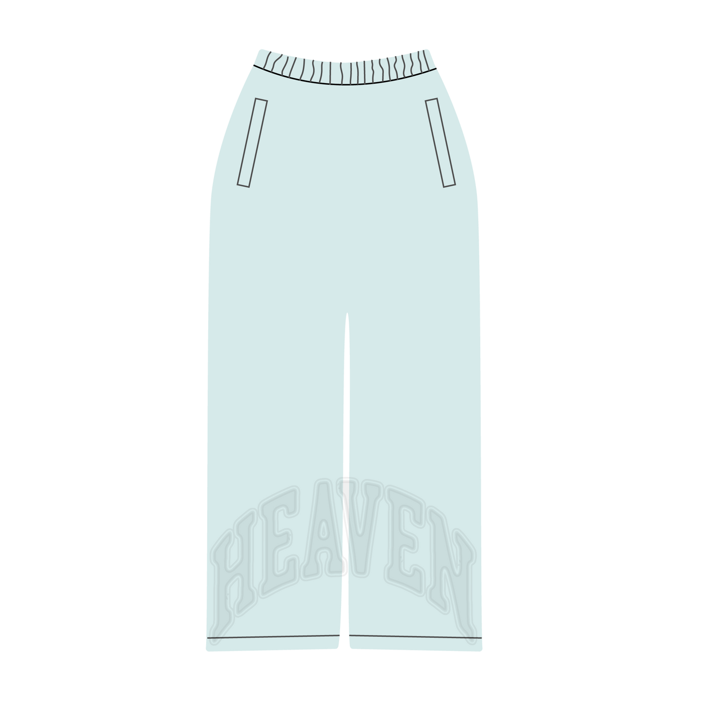 Heaven Embossed Arc Logo Sweats (Blue)