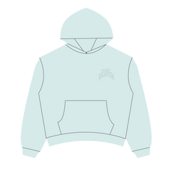 Heaven Embossed Arc Logo Hoodie (Blue)