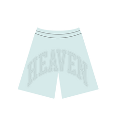 Heaven Embossed Arc Logo Shorts (Blue)