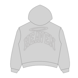 Heaven Embossed Arc Logo Zipup (Grey